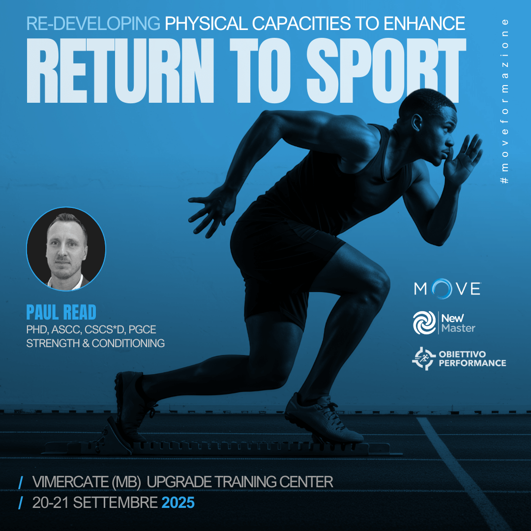 Re-Developing Physical Capacities to Enhance Return to Sport Un approccio basato sull’evidenza per il ritorno alla performance atletica